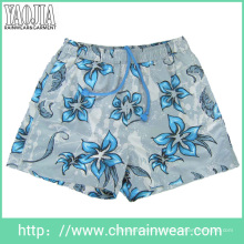 Men&#39;s Printed Flower Beach Calças / Casual Shorts Pant